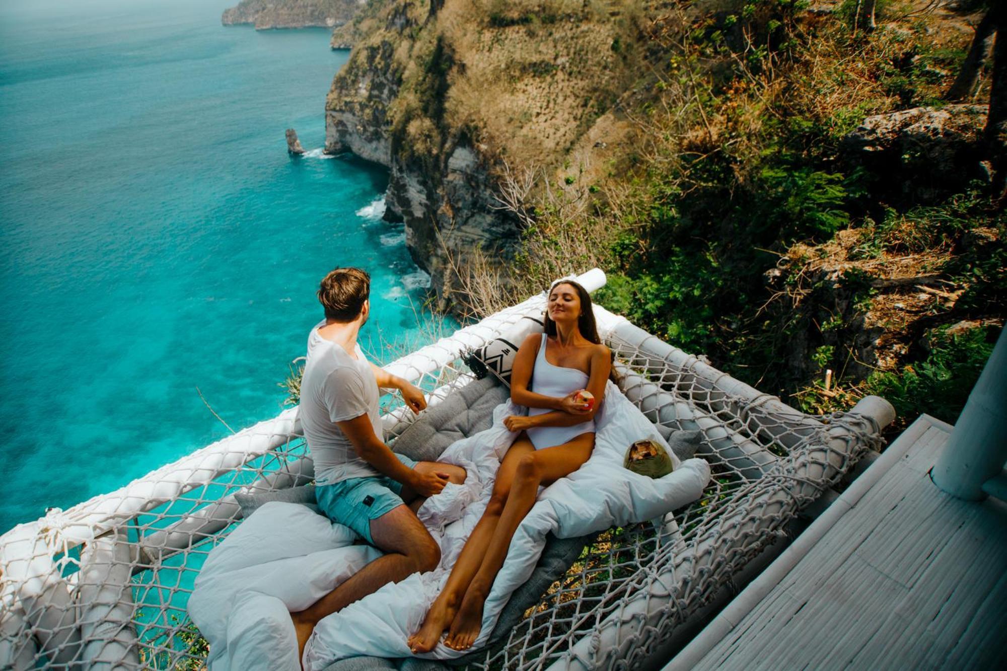 Tropical Glamping Nusa Penida Diamond Beach - Cliff Side Edge Pelilit Exterior photo